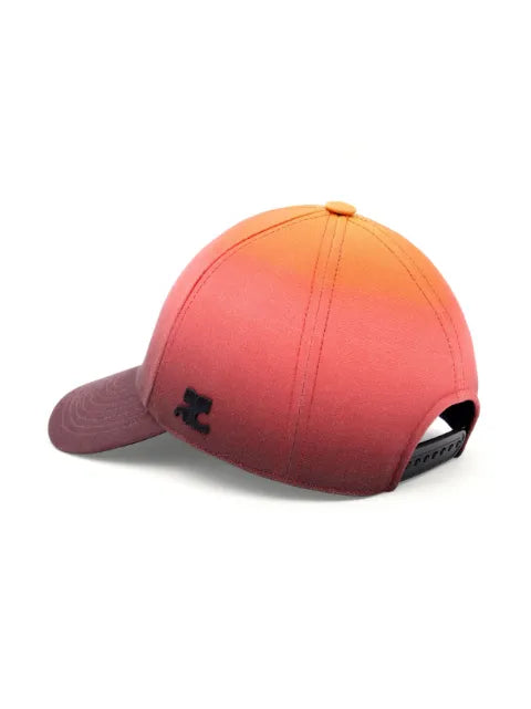 Courrèges gradient-effect baseball cap