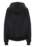 Prada Re-Nylon triangle-logo hooded jacket
