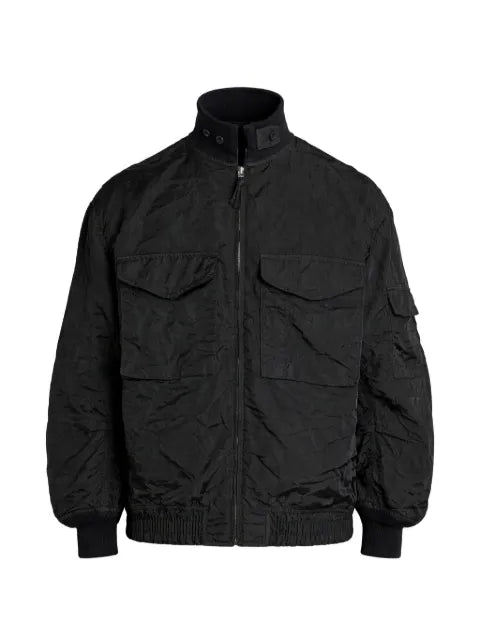 Comme des Garçons Homme crinkled-finish utility jacket