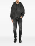 Emporio Armani monogram-print hoodie