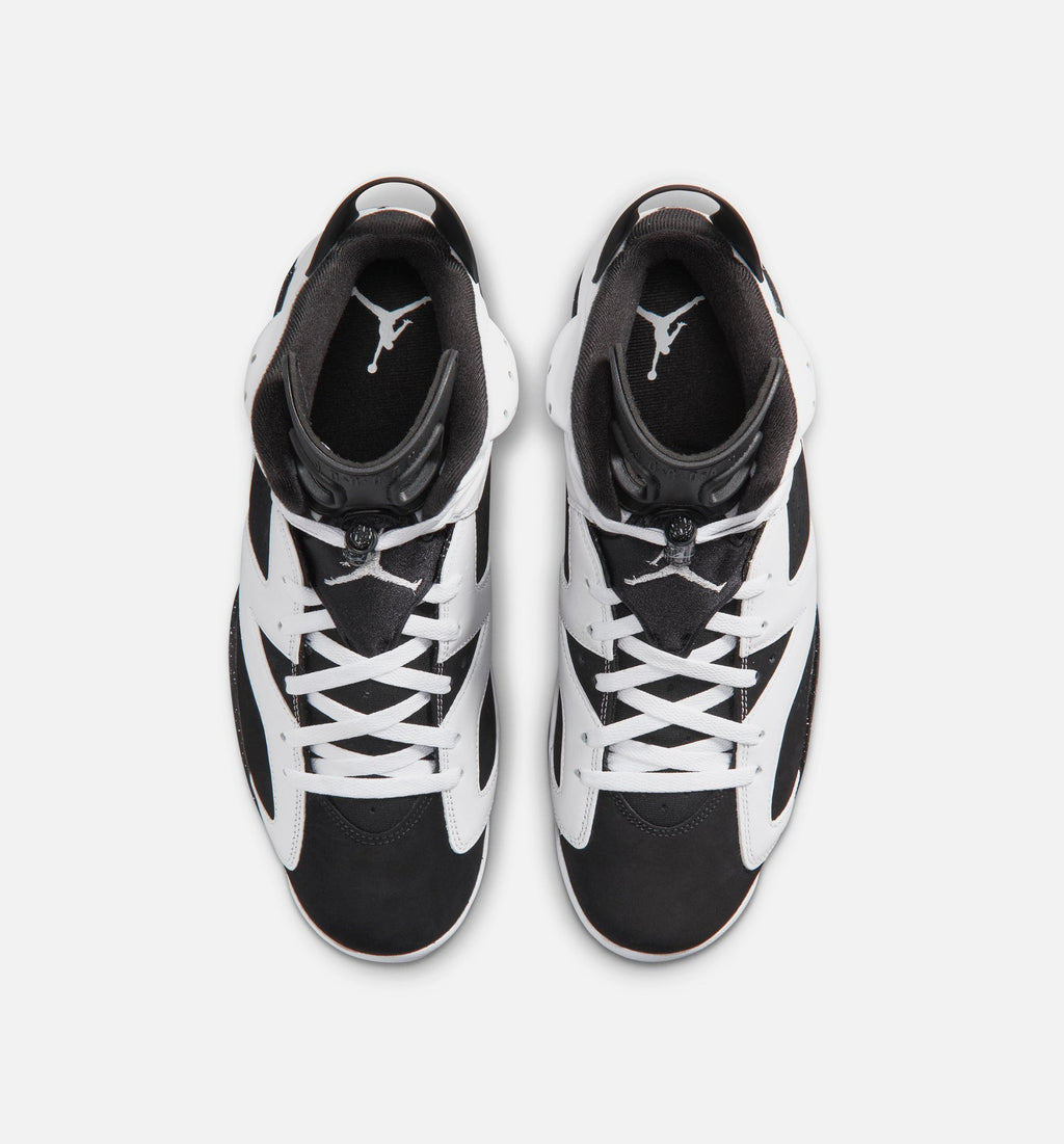 Air Jordan 6 Retro Black and White Men's Sneakers