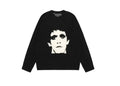 ERD Lou Reed Portrait Jacquard Knit Sweater — Black