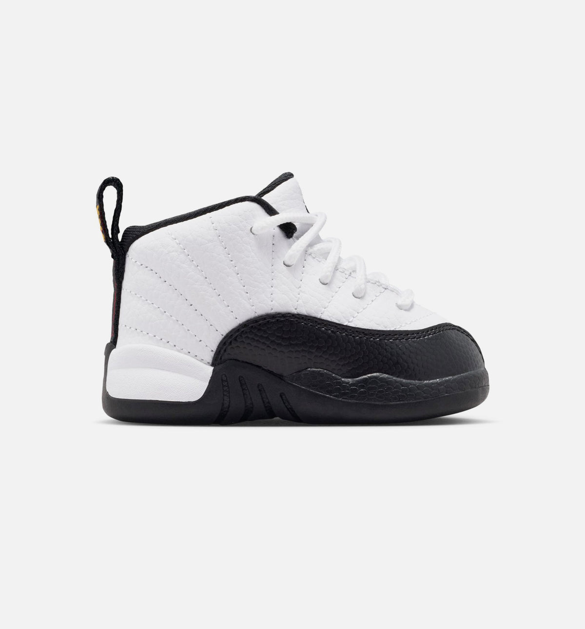 Air Jordan 12 Retro Taxi Baby & Toddler Shoes - White/Black/Yellow