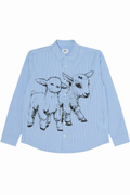OBEY BILLY WOVEN L/S Light Blue