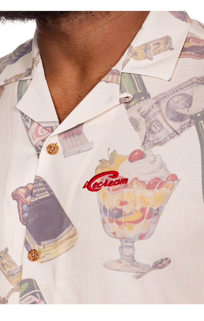 Icecream Lavish Short Sleeve Woven Shirt