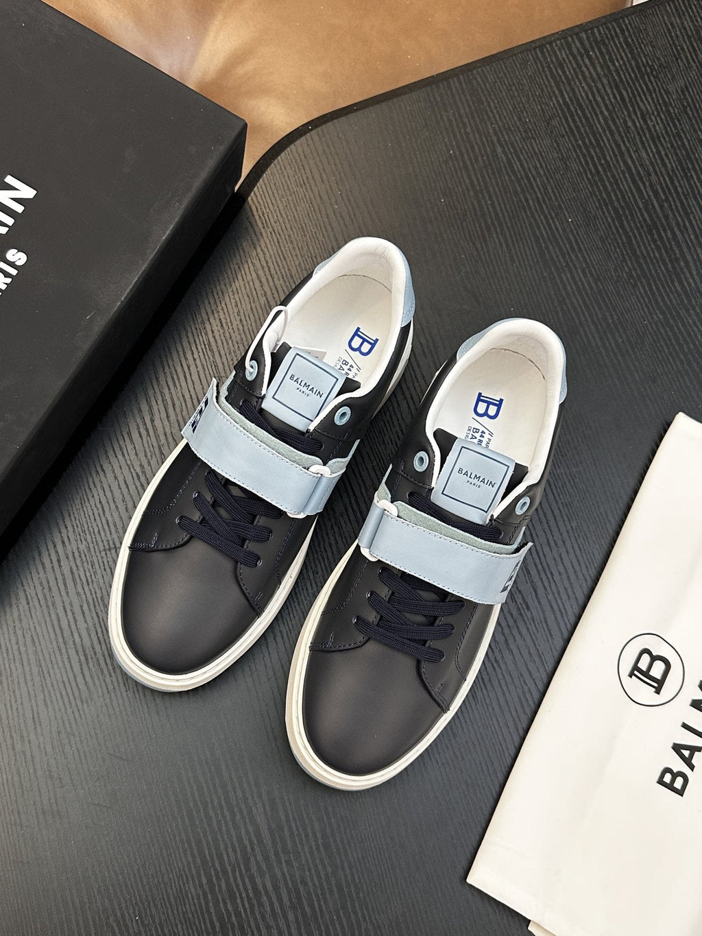 Balmain B-Skate Strap Sneakers