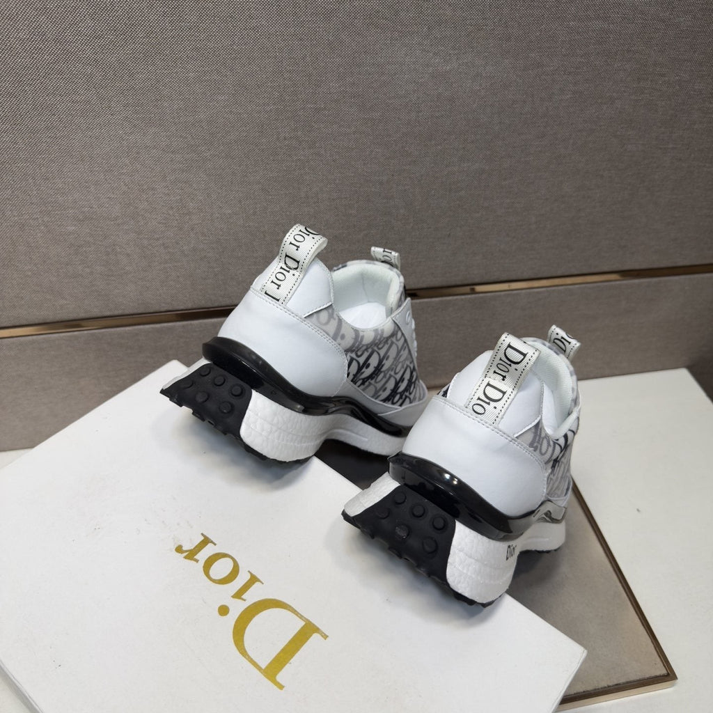 Dior Men's Patterned Panel Sneakers