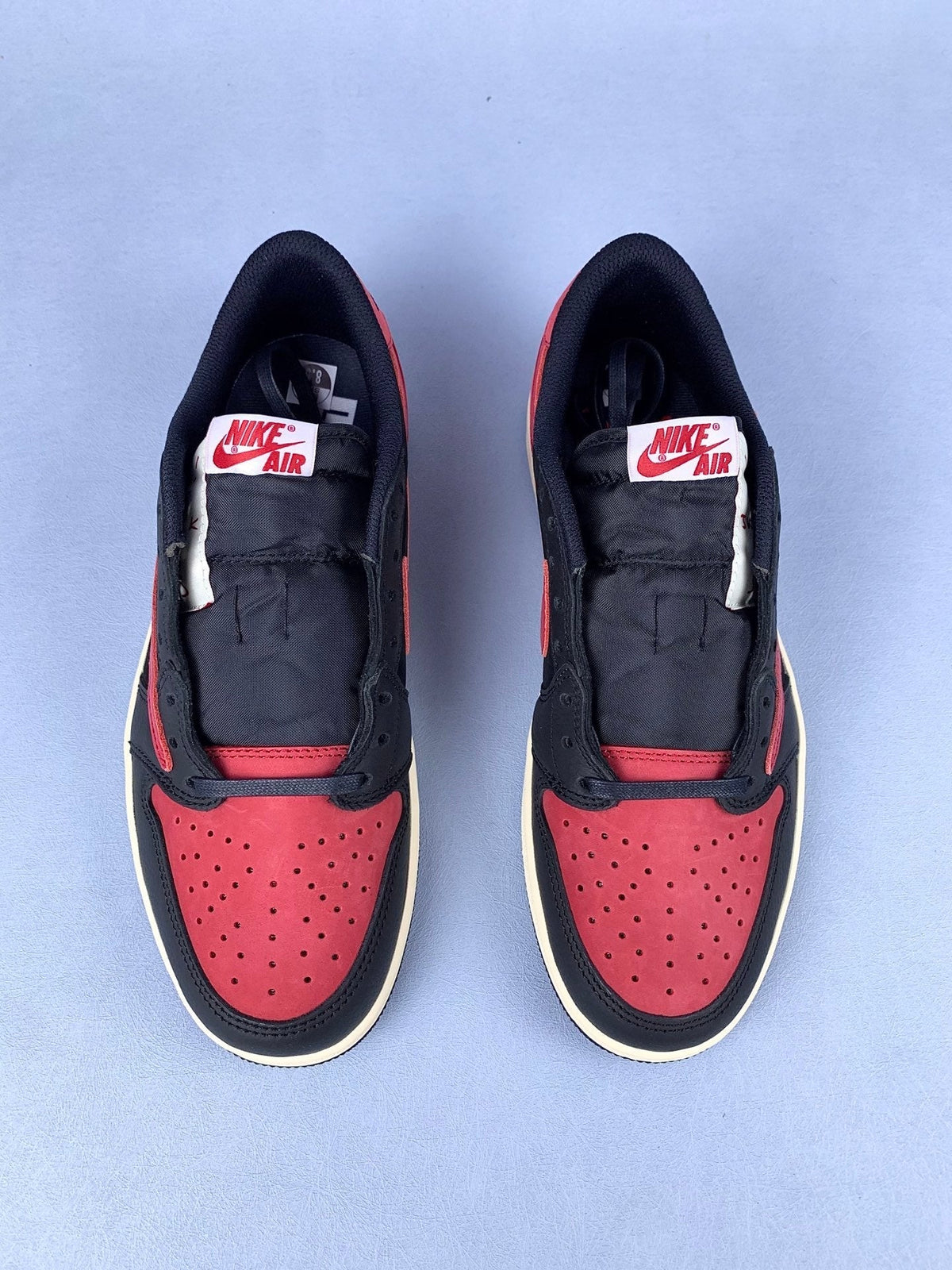 Air Jordan 1 Low TS Black/Red Unisex Sneakers DM7866-061